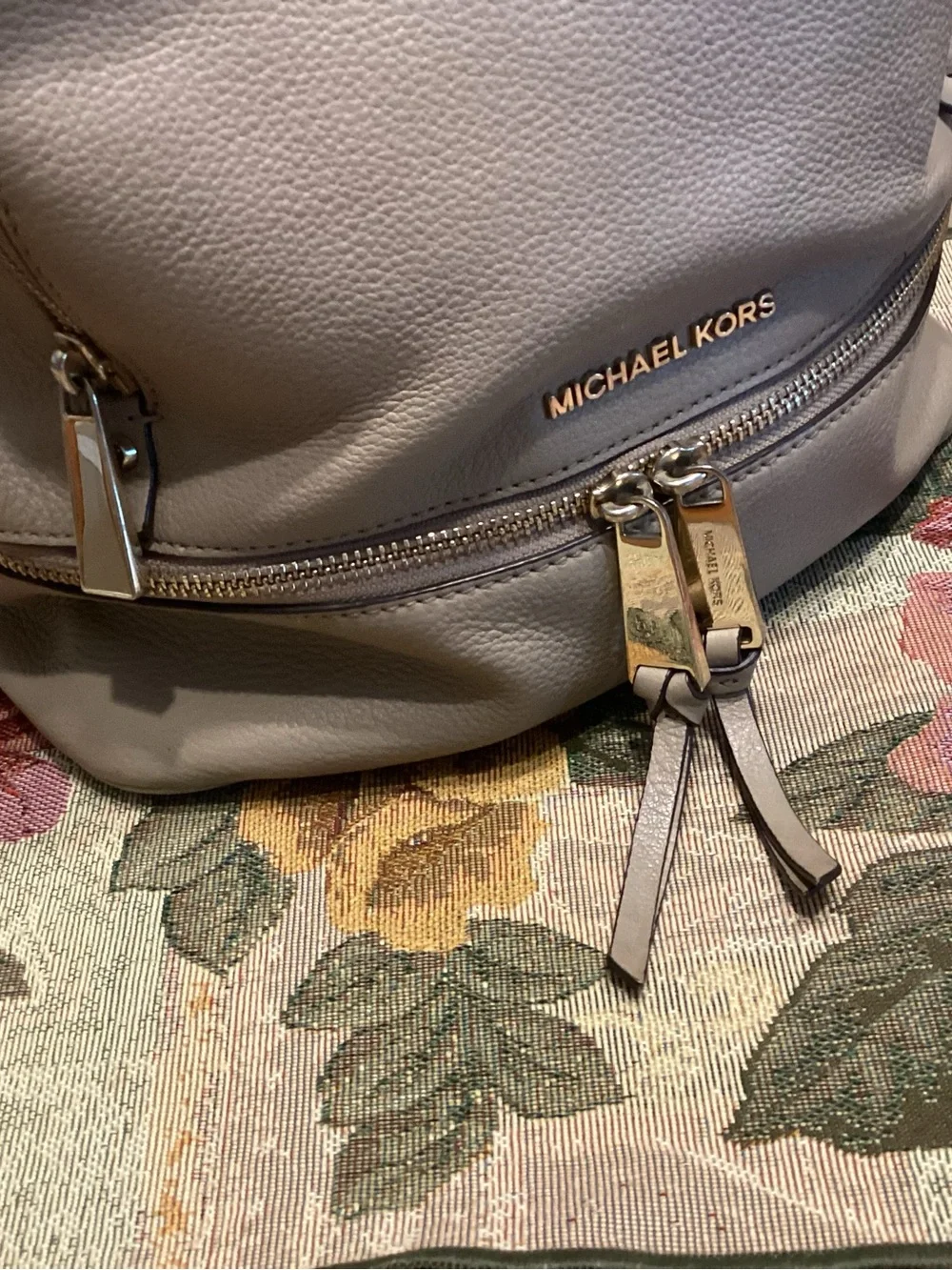 Michael Kors backpack in pebbled leather